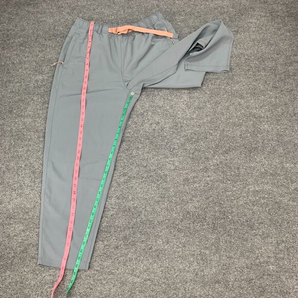 Fabletics Wander Hike Pants Women M Medium Slate Chafe Resistant Zip Pocket - Picture 7 of 14